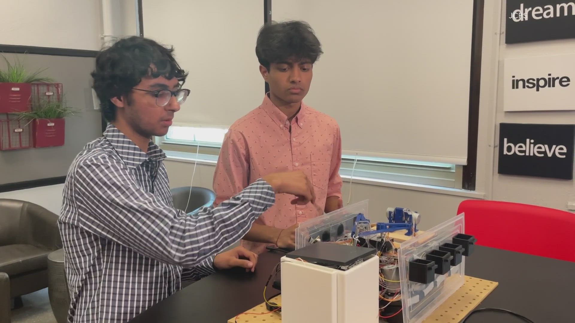 The duPont Manual students' device can detect certain types of cancer from a blood sample in just three hours for only a few hundred dollars.