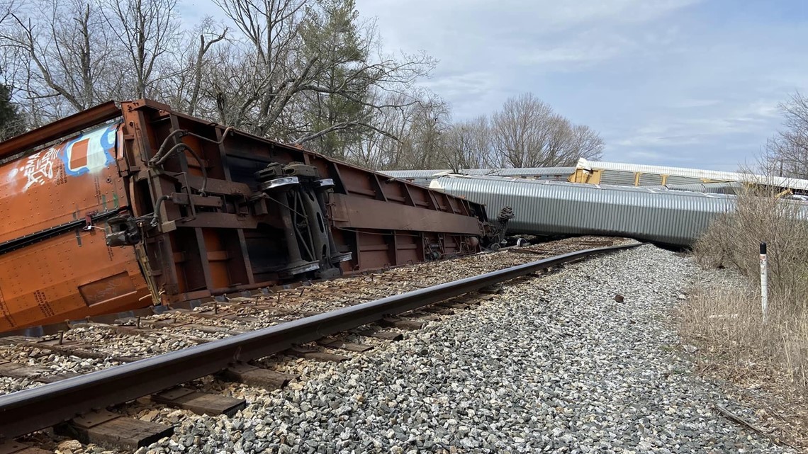 Train derailment in Kentucky; KSP investigating