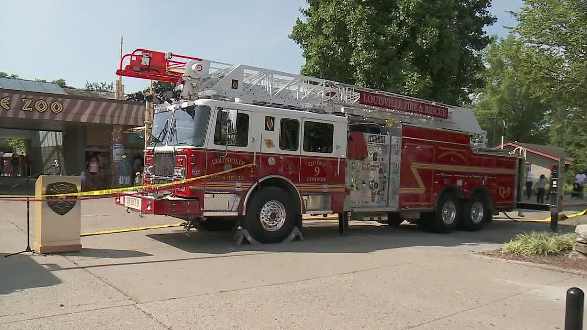 Louisville Fire Department unveils two new trucks