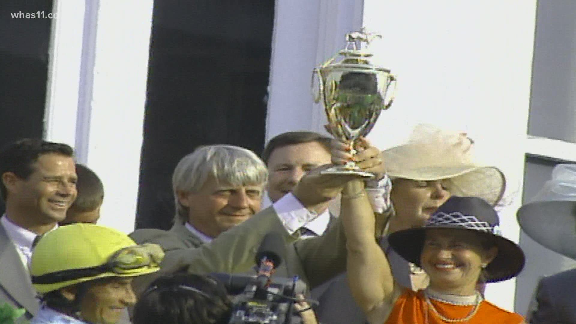 Officials said the 2001 Kentucky Derby winning trainer passed away Saturday.