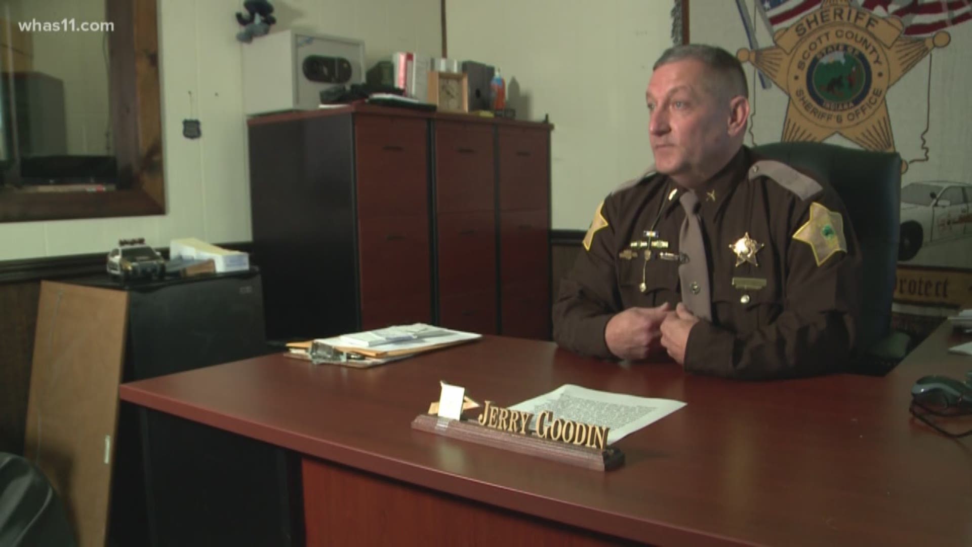 Sheriff Goodin has declared the county a drug-free zone.