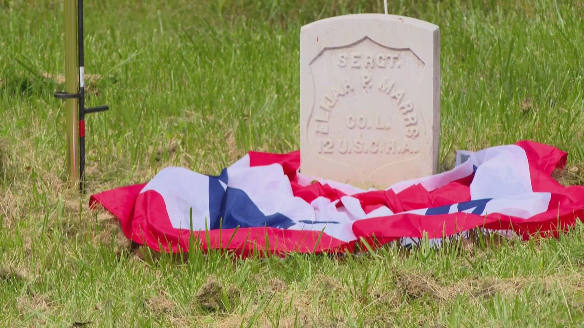 The National Association for Black Veterans organized a flag retirement ceremony and prayers of remembrance for veterans and their families.