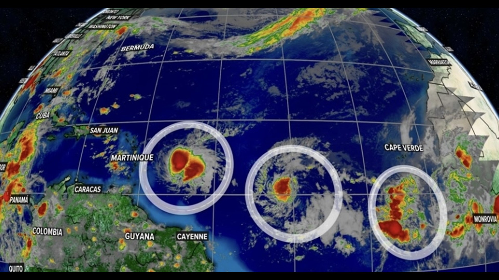 Tracking Tropical Storm Bret, Tropical Depression Four