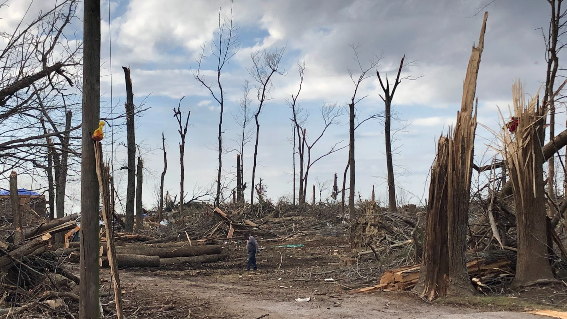The Kentucky governor said the state will continue to assist smaller communities after tornadoes devastated several towns.
