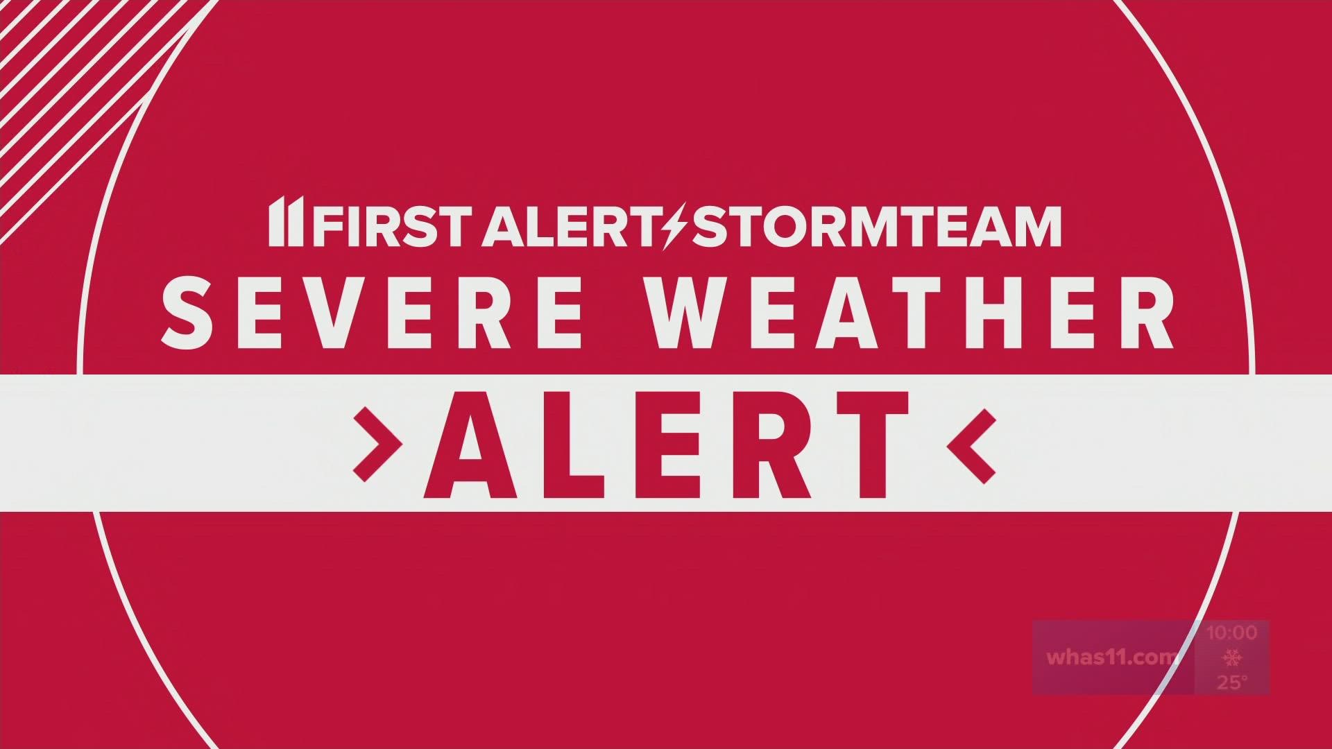 A Winter Storm Warning has been issued for the entire WHAS11 viewing area until 1 p.m. Friday.