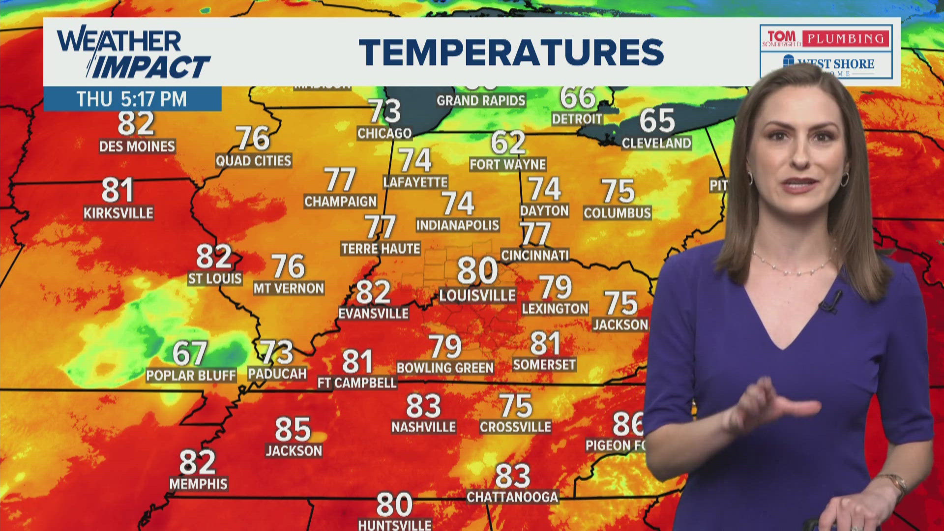 Whas Weather Cold front this weekend | April 16, 2026 #WHAS11 5 p.m. weather ...