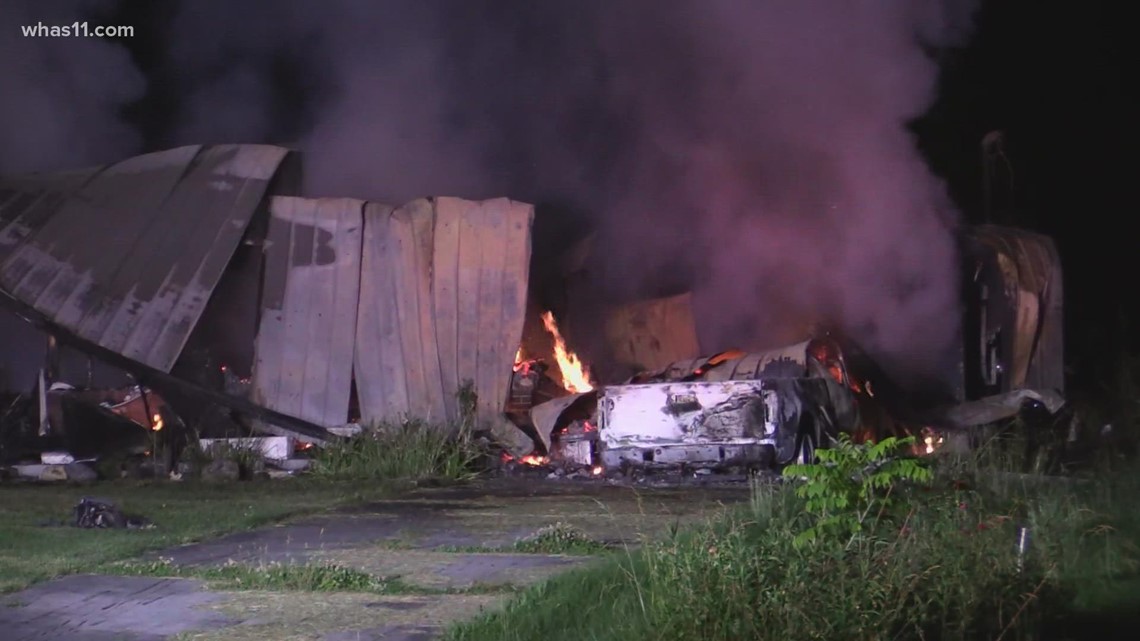 81yearold woman killed in house fire on Old Hodgenville Road