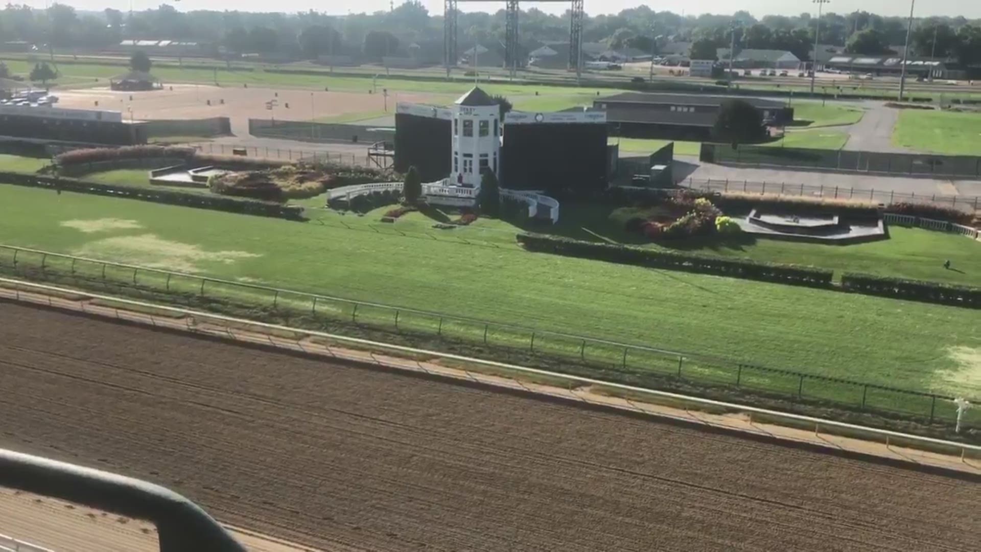Churchill Downs gives John Asher one more lap around the track before visitation