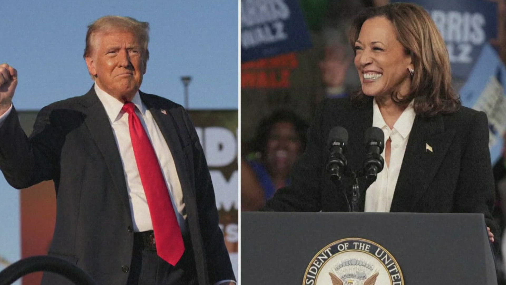 Trump plans on watching the election results at Mar A Lago and Kamala Harris will watch the results come in at her Alma Mater, Howard University, in Washington.