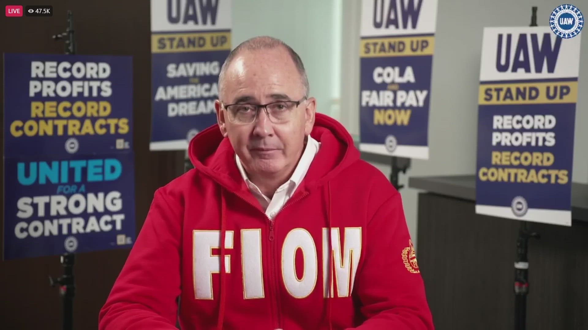 The UAW president said the companies started gaming the system, waiting until Fridays to make progress in bargaining to prevent additional walkouts.