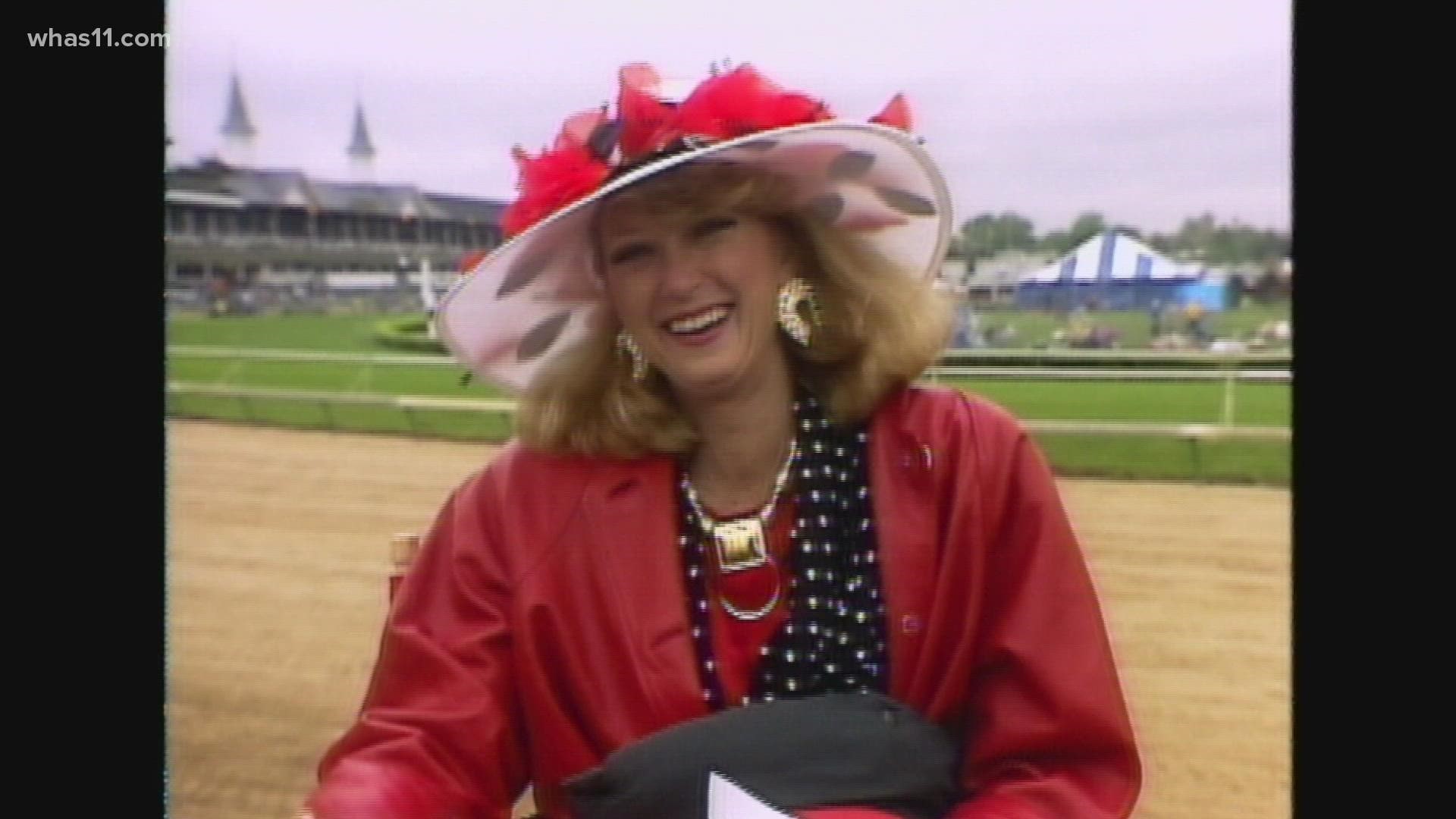Many of the hats Melissa wore during her six years co-anchoring WHAS11's Derby coverage were specially made for her by famed New York designer Frank Olive.