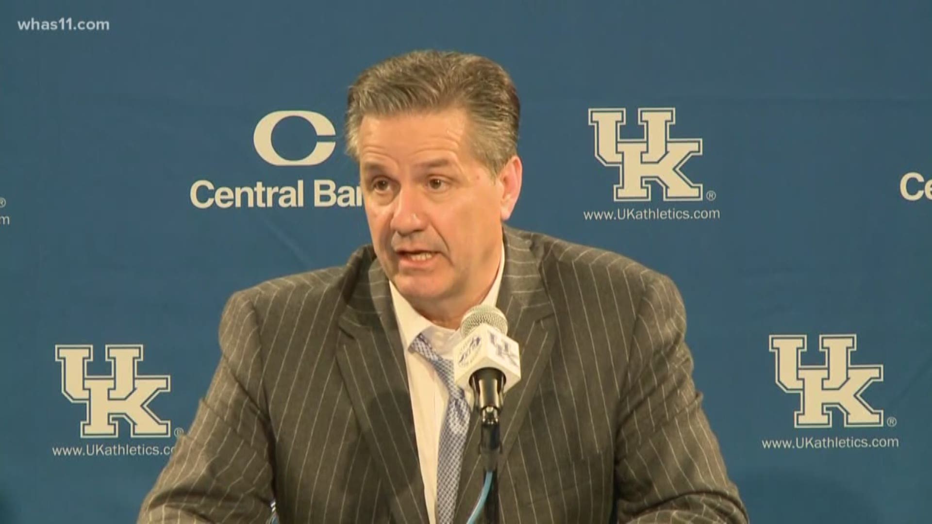 UK Head Coach John Calipari was asked about the Marshall County school shooting after the game Tuesday night.