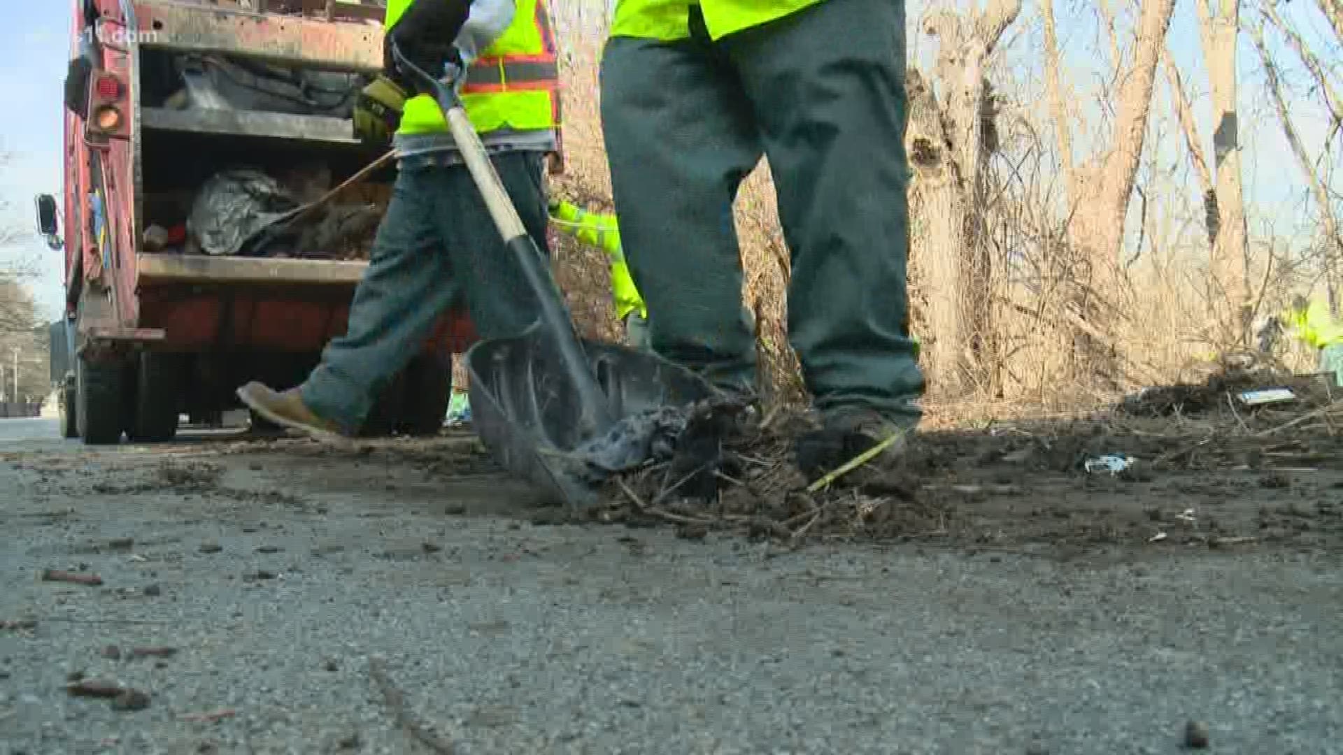 City officials cleared a large homeless camp located on Lexington Road. Heather Fountaine talks to the homeless and those trying to help.