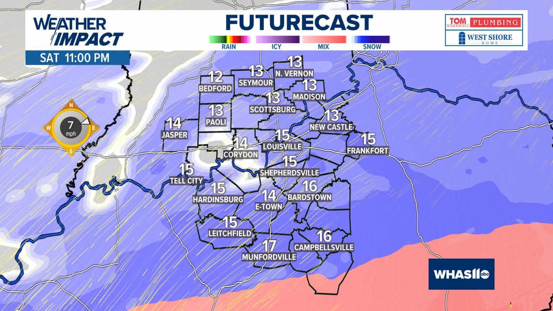 Tracking weekend snow storm headed to Kentucky, southern Indiana | Full forecast