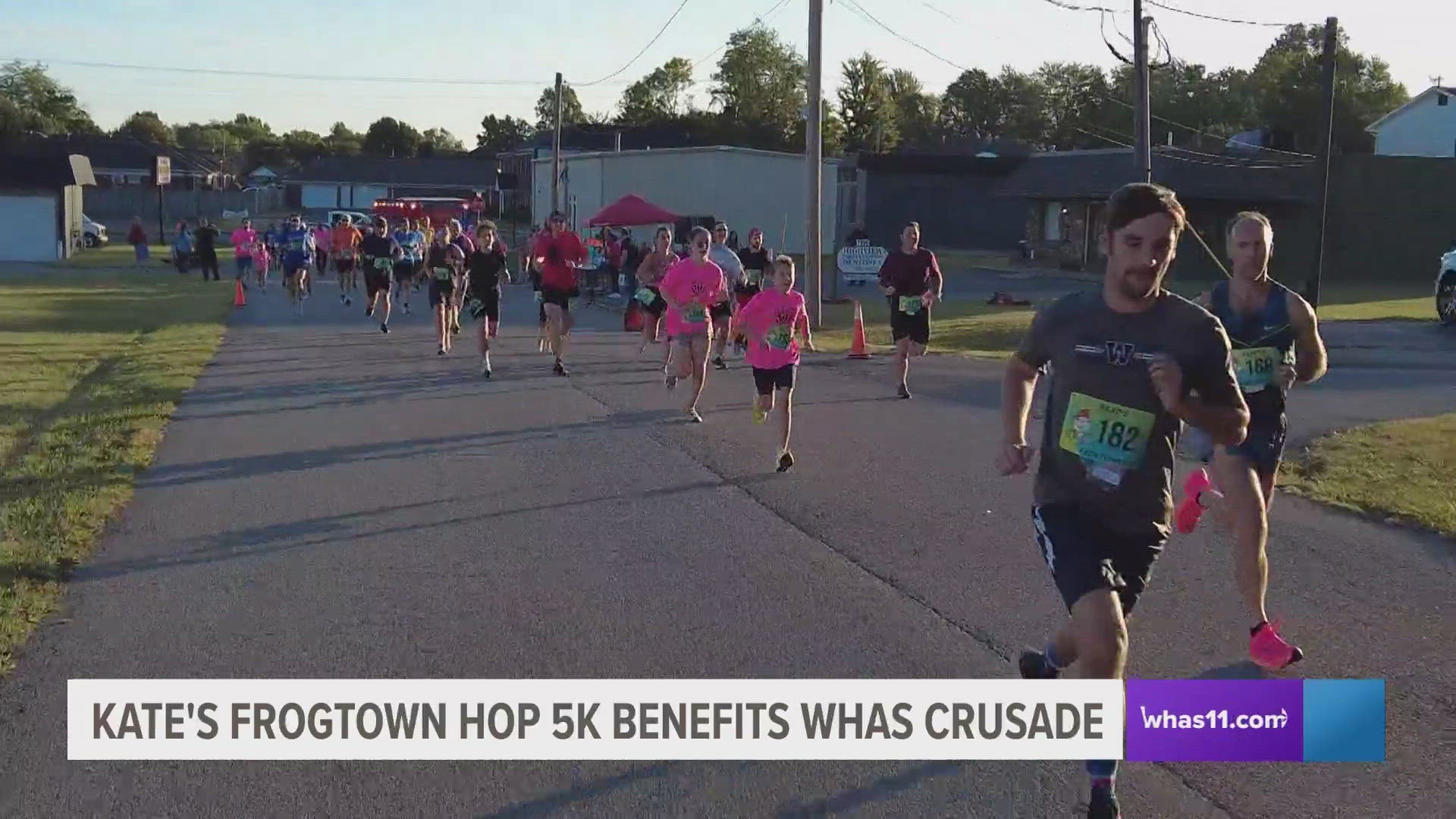 It was the 13th year for the 5K where schools and neighborhoods help raise money for the WHAS Crusade for Children.