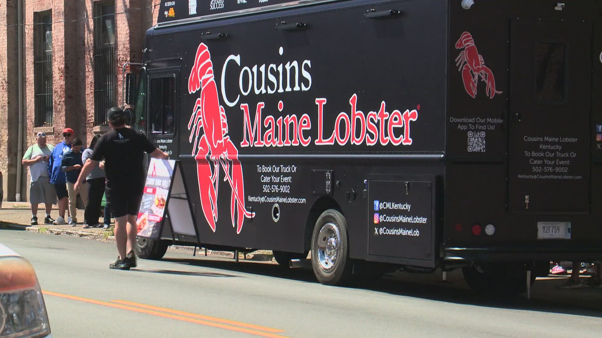 Cousin's Maine Lobster had it's grand opening at Goodwood Brewing in Louisville on Saturday.