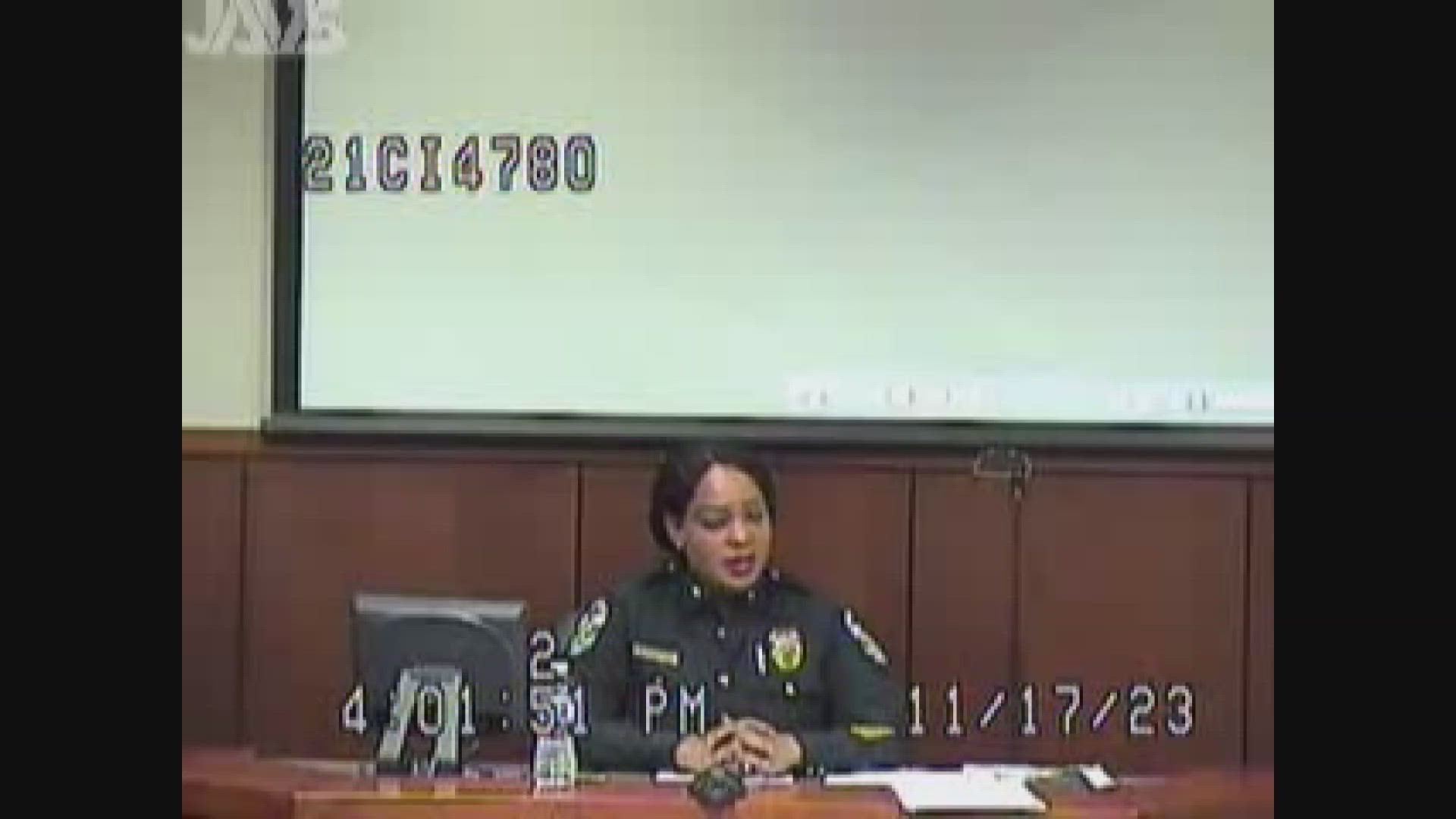 While on the stand, the chief testified under oath she was not wearing her body camera on the scene.