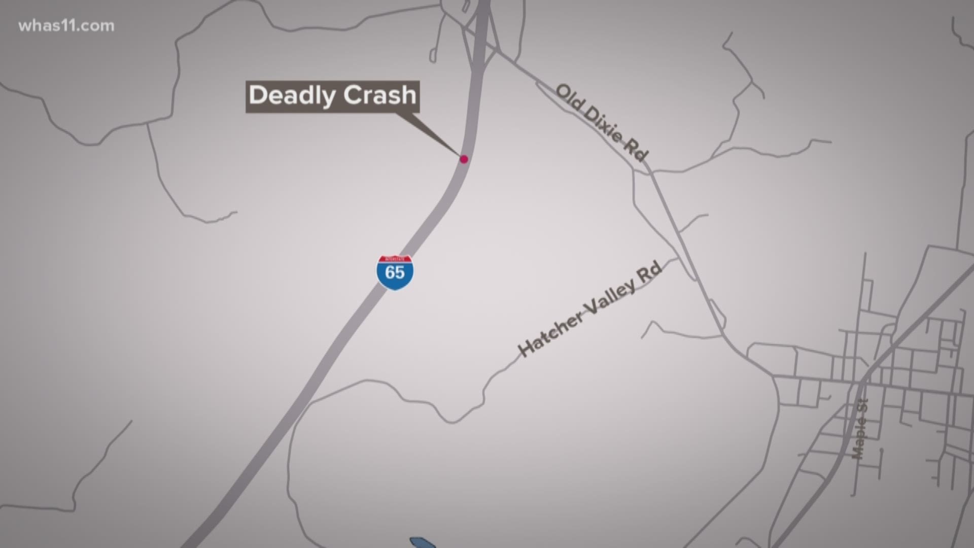 Officials say an Elizabethtown teenager is dead after a Hart County crash Sunday.