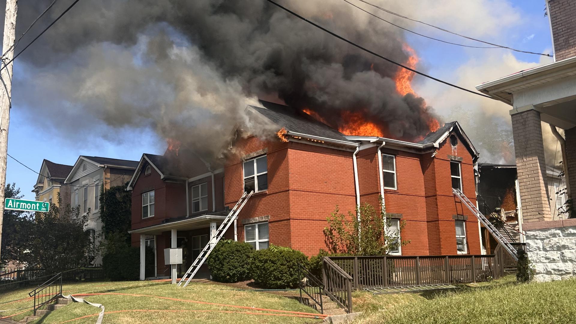 Fire leaves apartment building damaged in Old Louisville | whas11.com