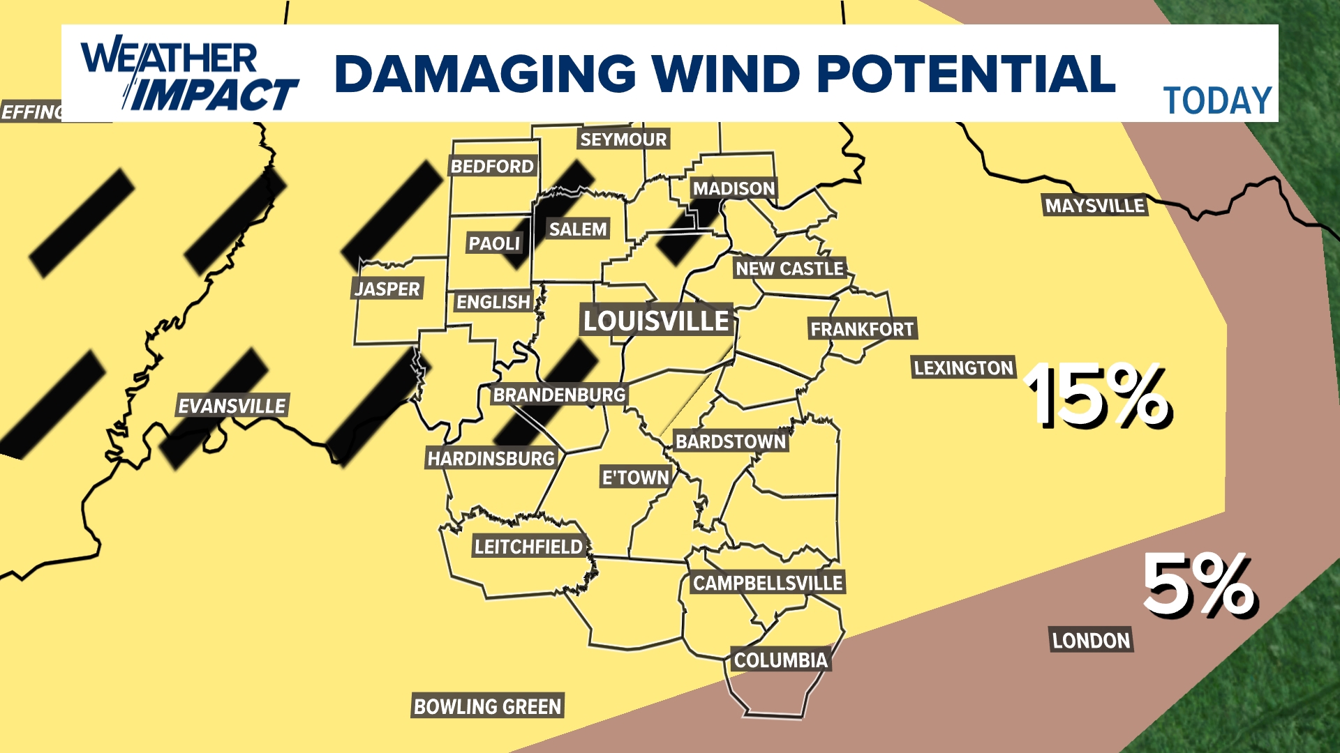 Strong storms, heavy rain possible Sunday night across Kentucky and ...