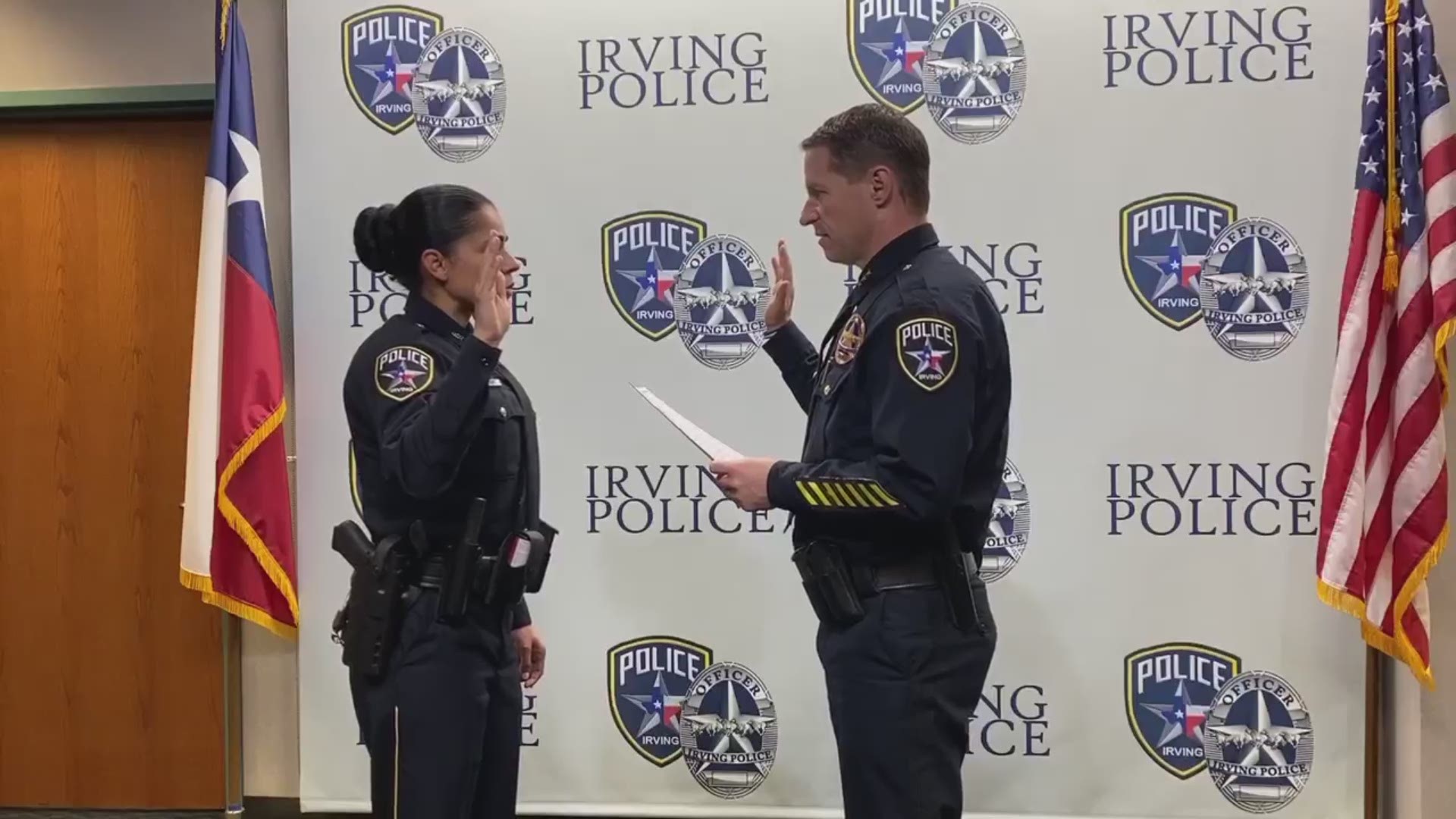 Military Son Surprises Texas Mom At Police Swear In Ceremony 8121