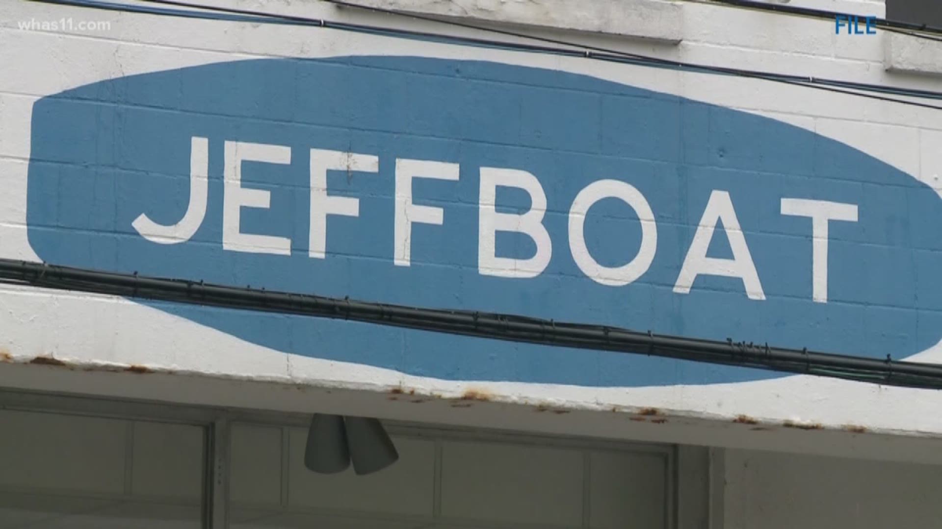 Jeffboat opened their gates at 8 a.m. with the auction opening at 9 a.m. and they are getting rid of everything from wrenches and office supplies to big cranes.