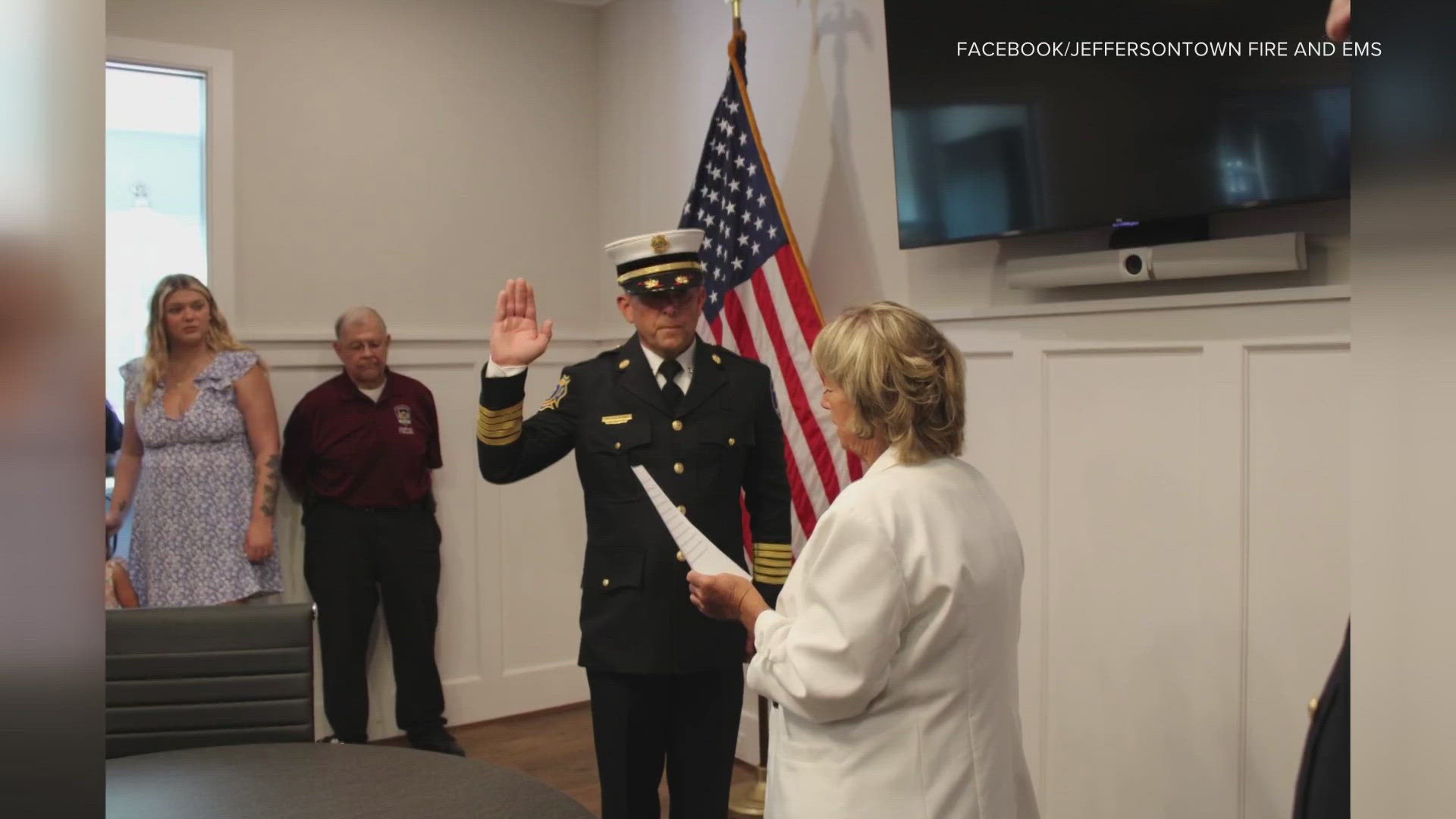 Mark Ohlmann was sworn-in Monday as the department's new leader.