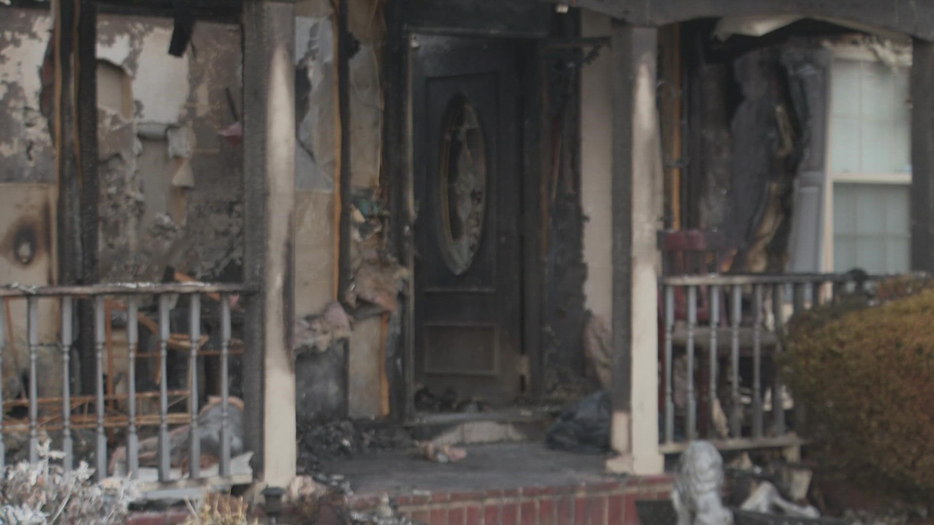 A family who has given back to the community find themselves without their home after a recent fire. Much was lost, but a precious symbol made it through the debris.