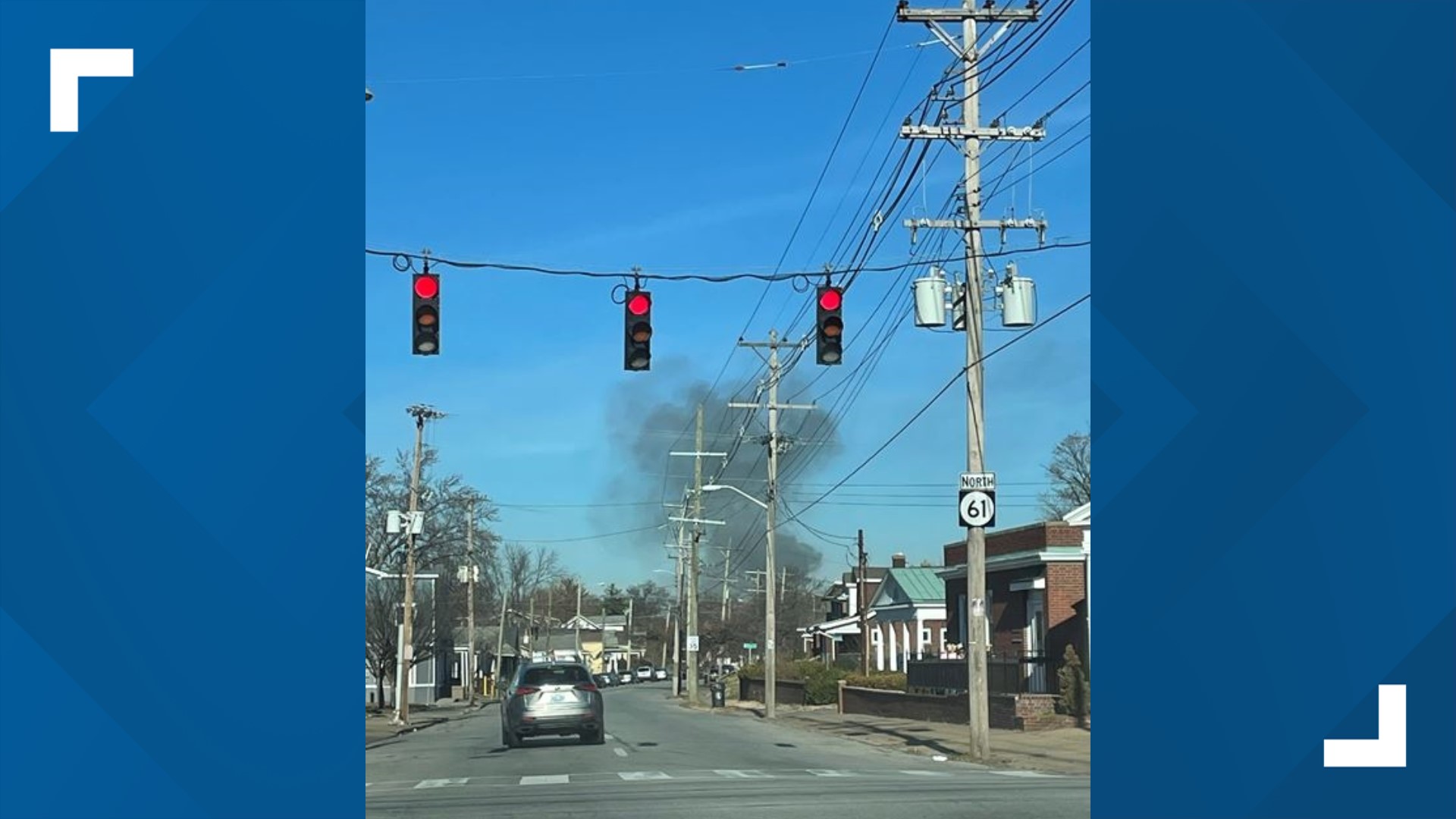 Firefighters work to control house fire in Louisville