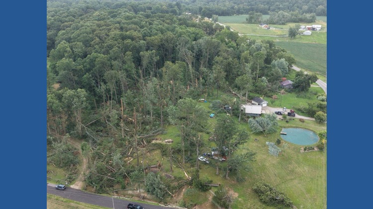 'We could hear the trees snapping' | Cleanup begins in Indiana after ...