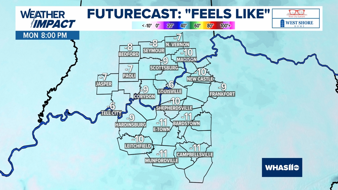 How much snow did Kentucky, Indiana get after weekend winter storm ...