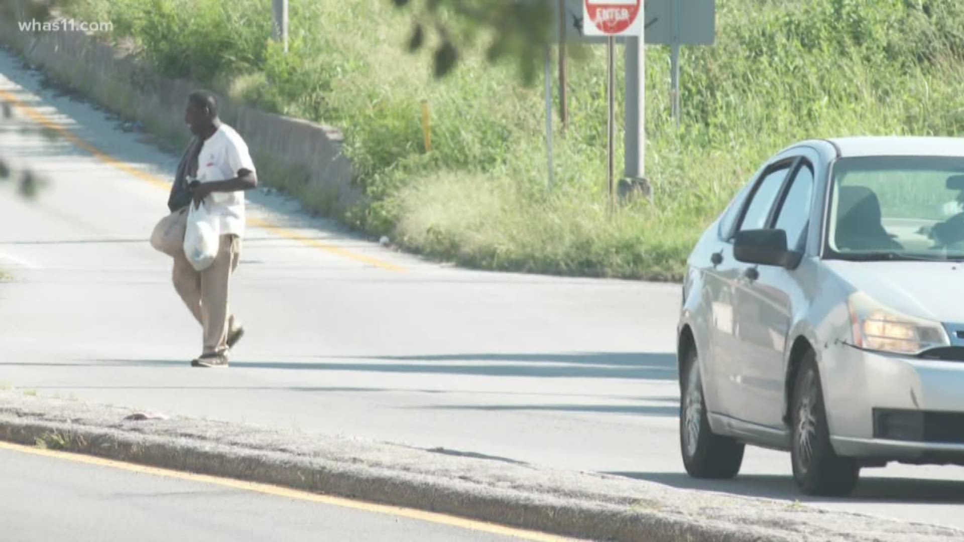 A new proposal in Louisville aims to crackdown on jaywalkers, including panhandlers.