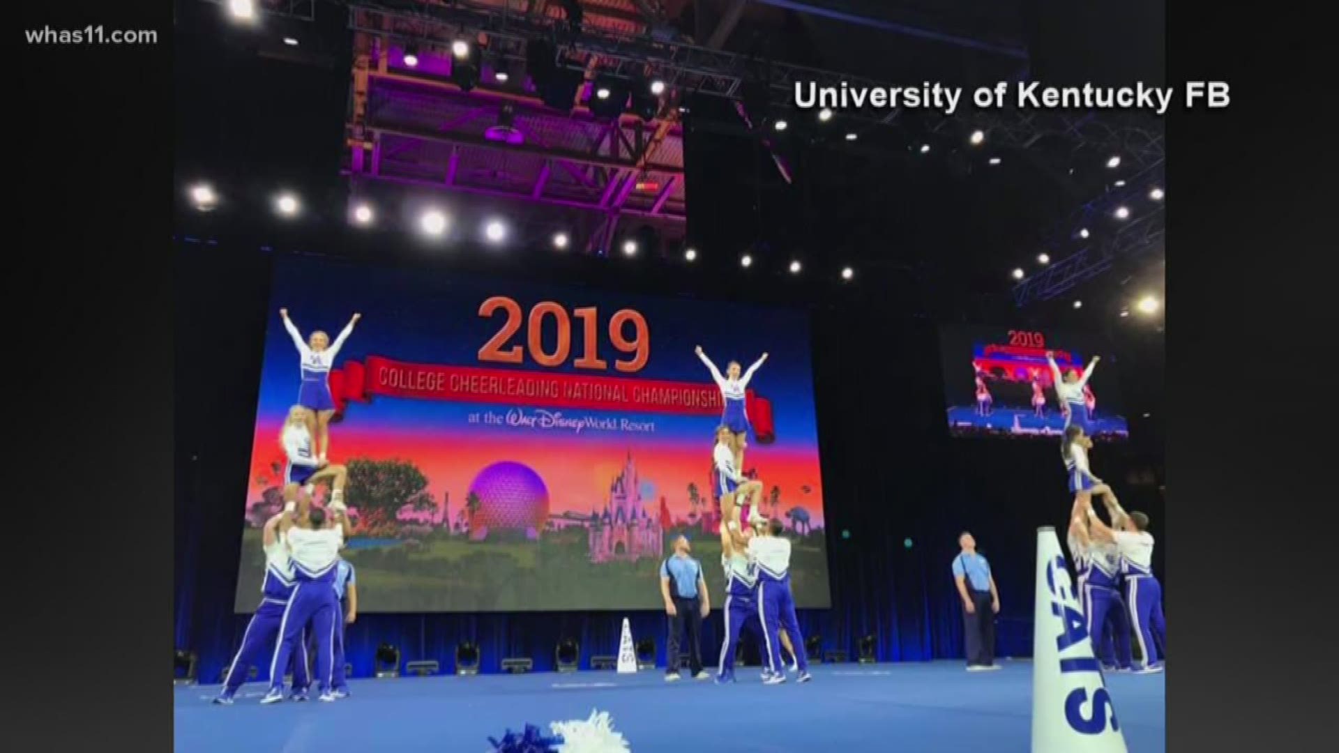 The University of Kentucky cheerleaders just won their 24th national championship!