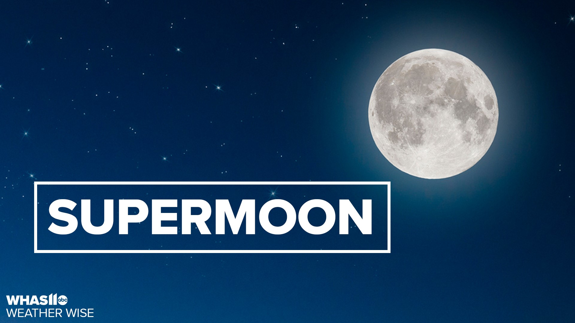 A supermoon is where the moon appears bigger and brighter. It can happen up to a couple times a year.