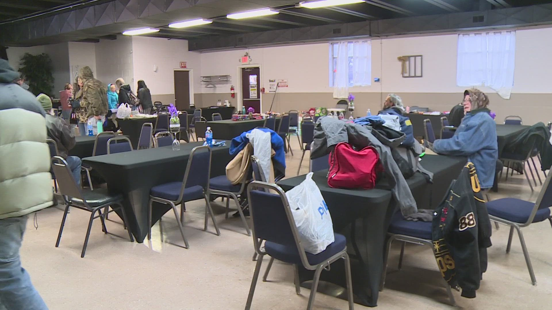 Southend Street Angels founder Amanda Mills anticipates more people will head inside the shelter as temperatures don't get above freezing until later in the week.