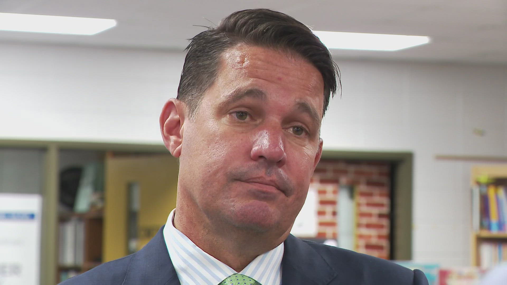 The pressure is certainly on JCPS Superintendent Marty Pollio to deliver on the first day back to school.