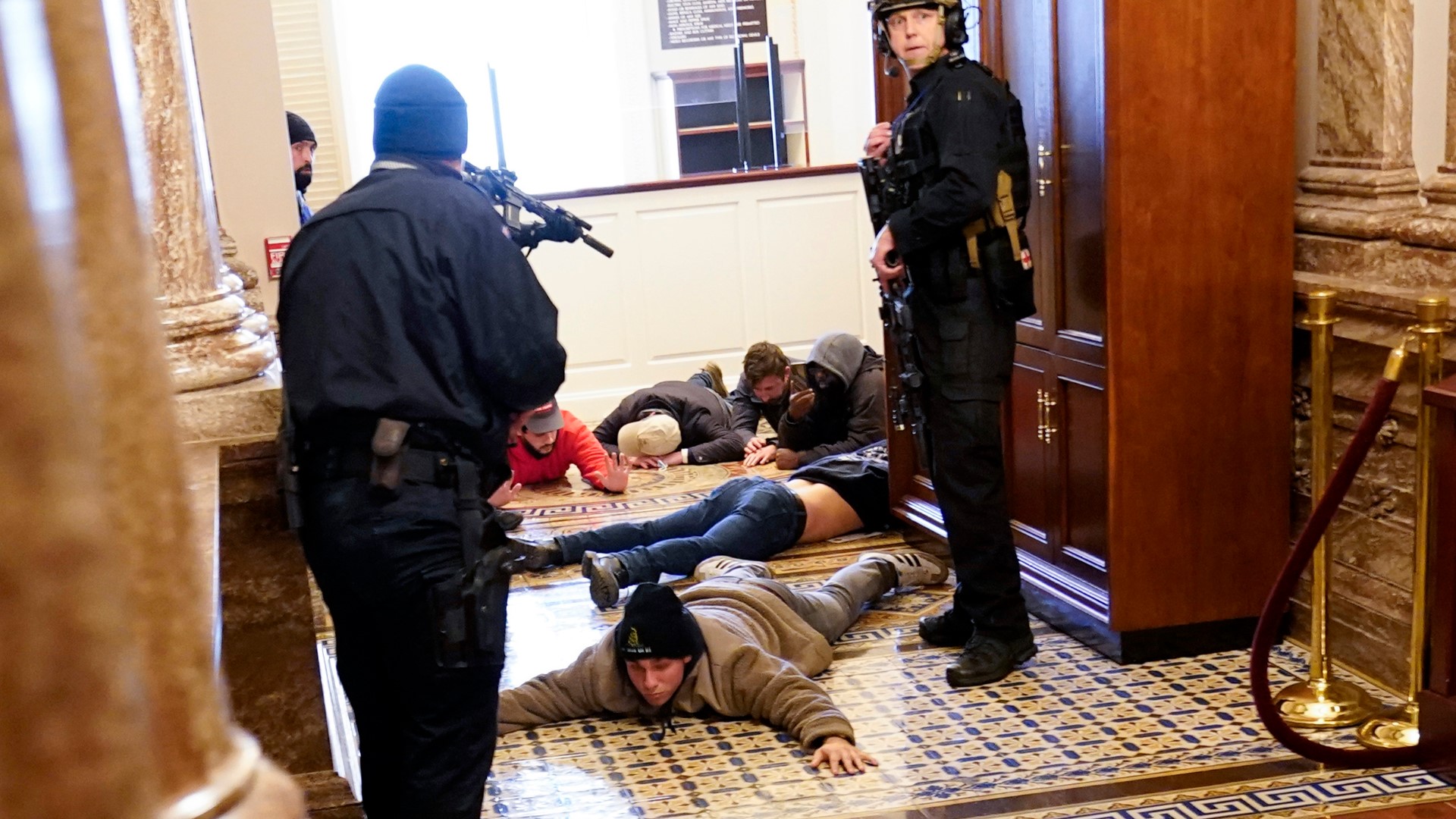 A pro-Trump mob overran the U.S. Capitol, occupying one hallowed space of American democracy after another. In the melee, one person was shot and killed.