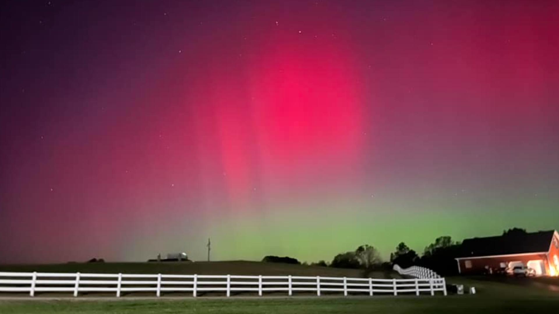 Hundreds of viewers sent in their Northern Lights photos to WHAS11 News.