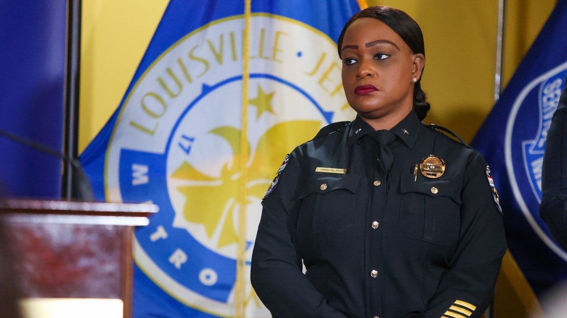 Louisville police chief says no further actions will be taken regarding