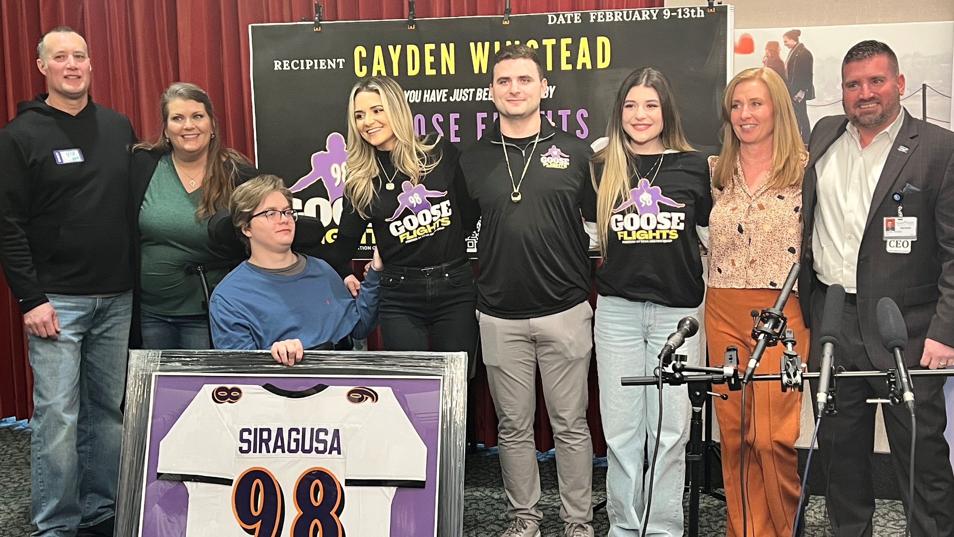 Cayden Winstead, 23, suffered a severe brain injury almost a year ago -- now he's receiving the gift of a lifetime.