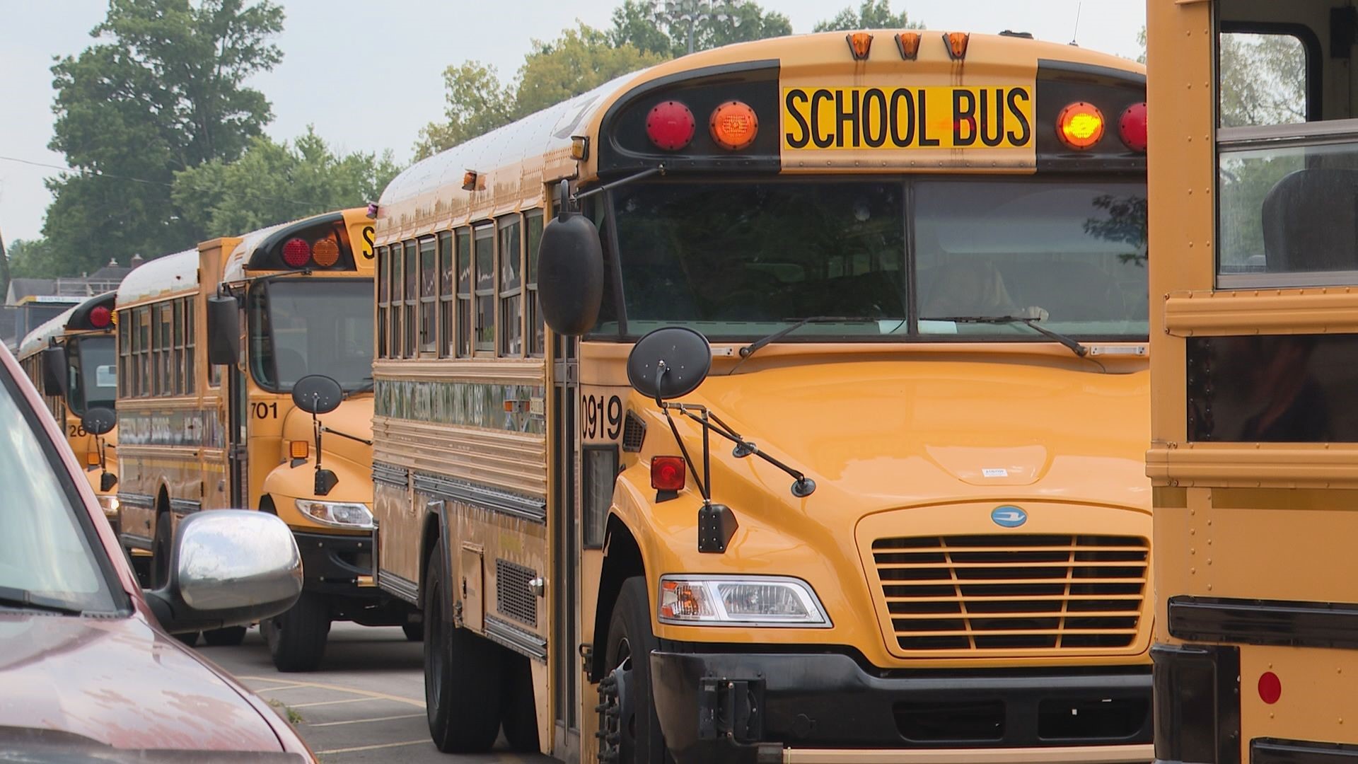 A district spokesperson says they have received 11 bus driver resignations since the first day of school, but three were submitted over the summer.