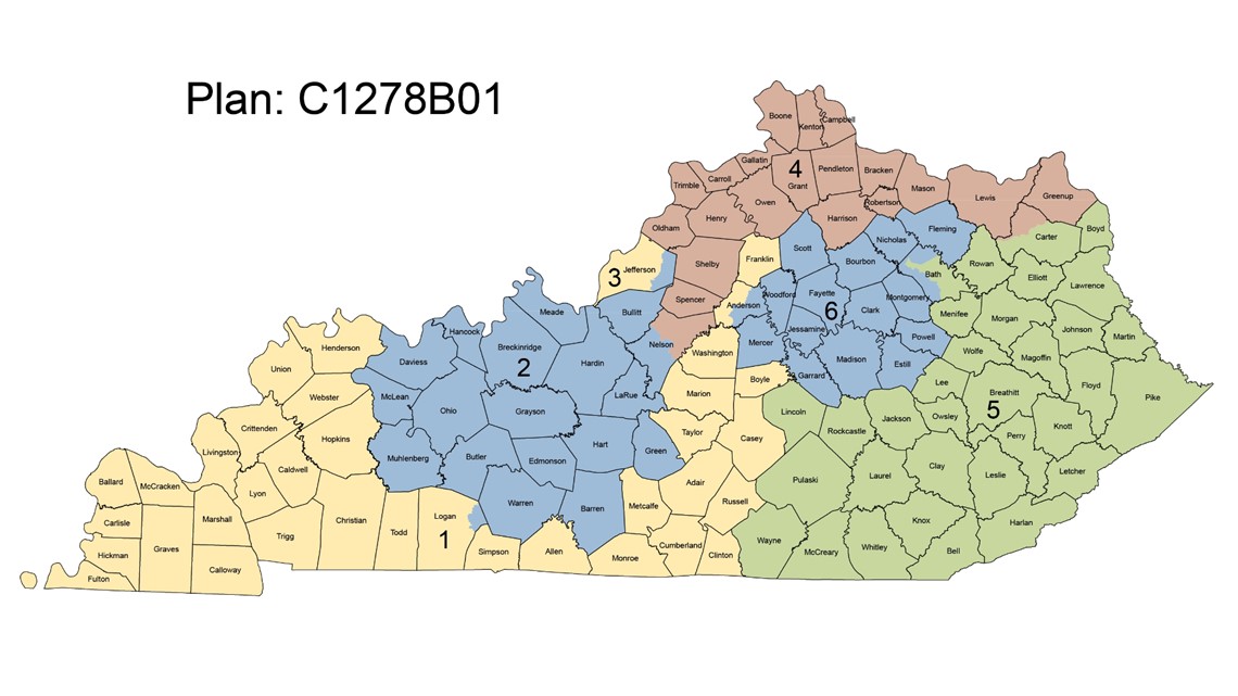 Kentucky House, Senate release 2022 redistricting plans  whas11.com