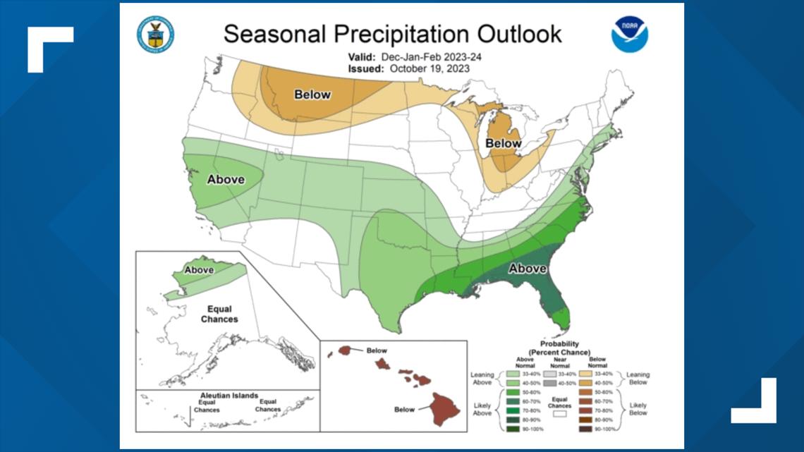 NOAA releases Winter Weather Outlook