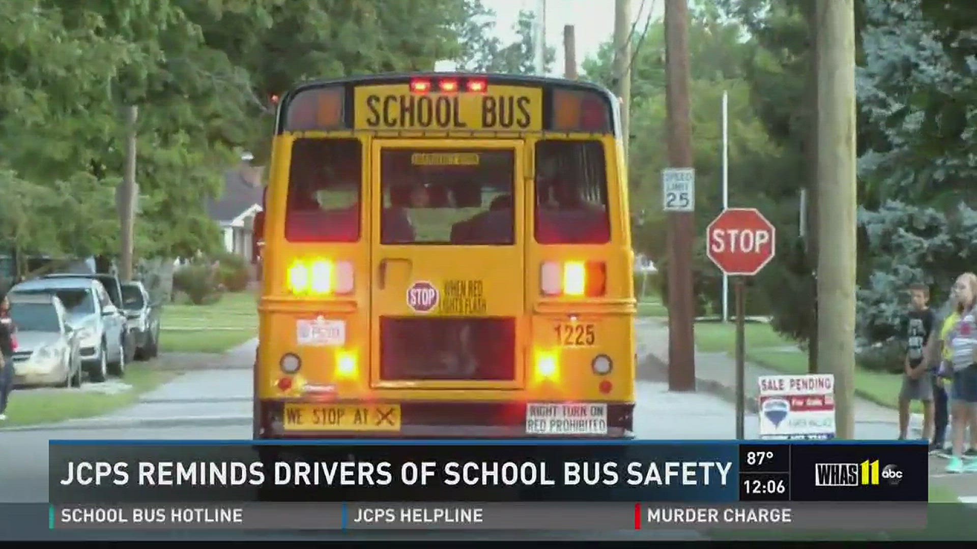 School Bus X Video - JCPS reminds drivers of school bus safety | whas11.com
