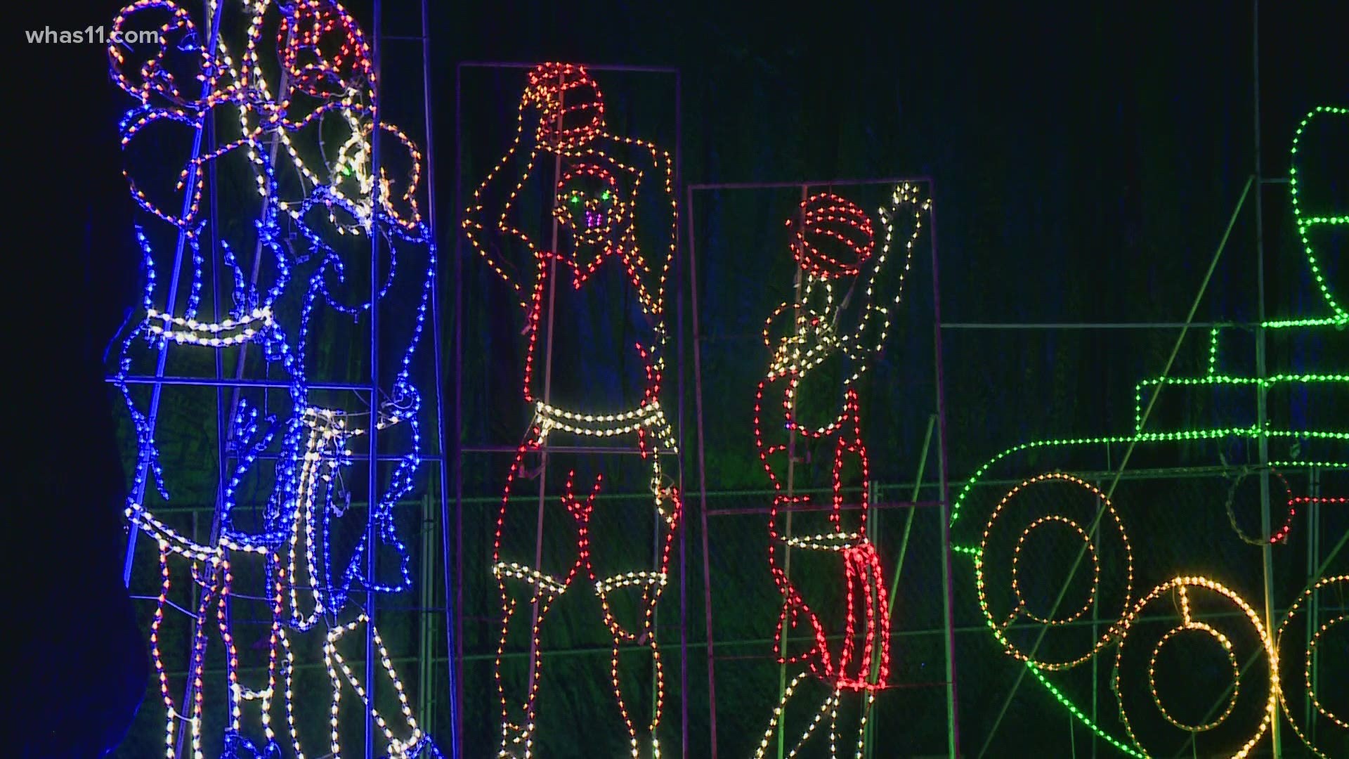 More than 5 million lights will be shown during the underground display at the Louisville Mega Cavern.