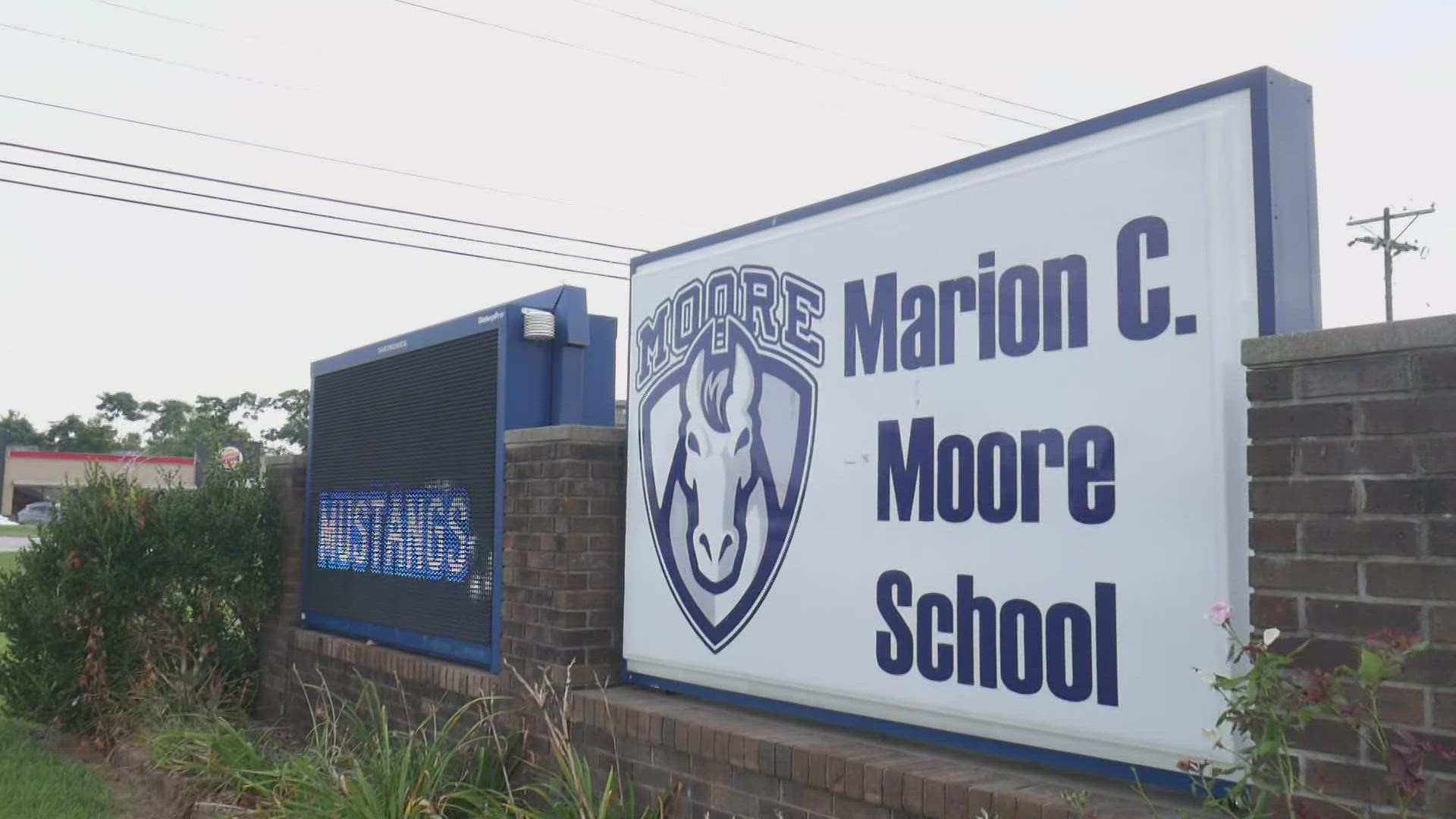 Spokesperson Renee Murphy said the teacher involved in the altercation will not be in the classroom as officials investigate the incident.