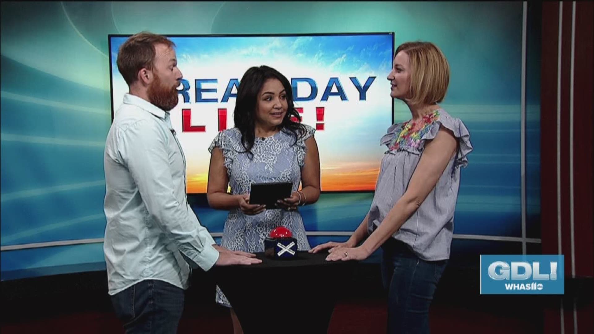 Ben Davis and Kelly K from WDJX stopped by Great Day Live to chat with Angie Fenton and she pitted them against each other and put them to the test.