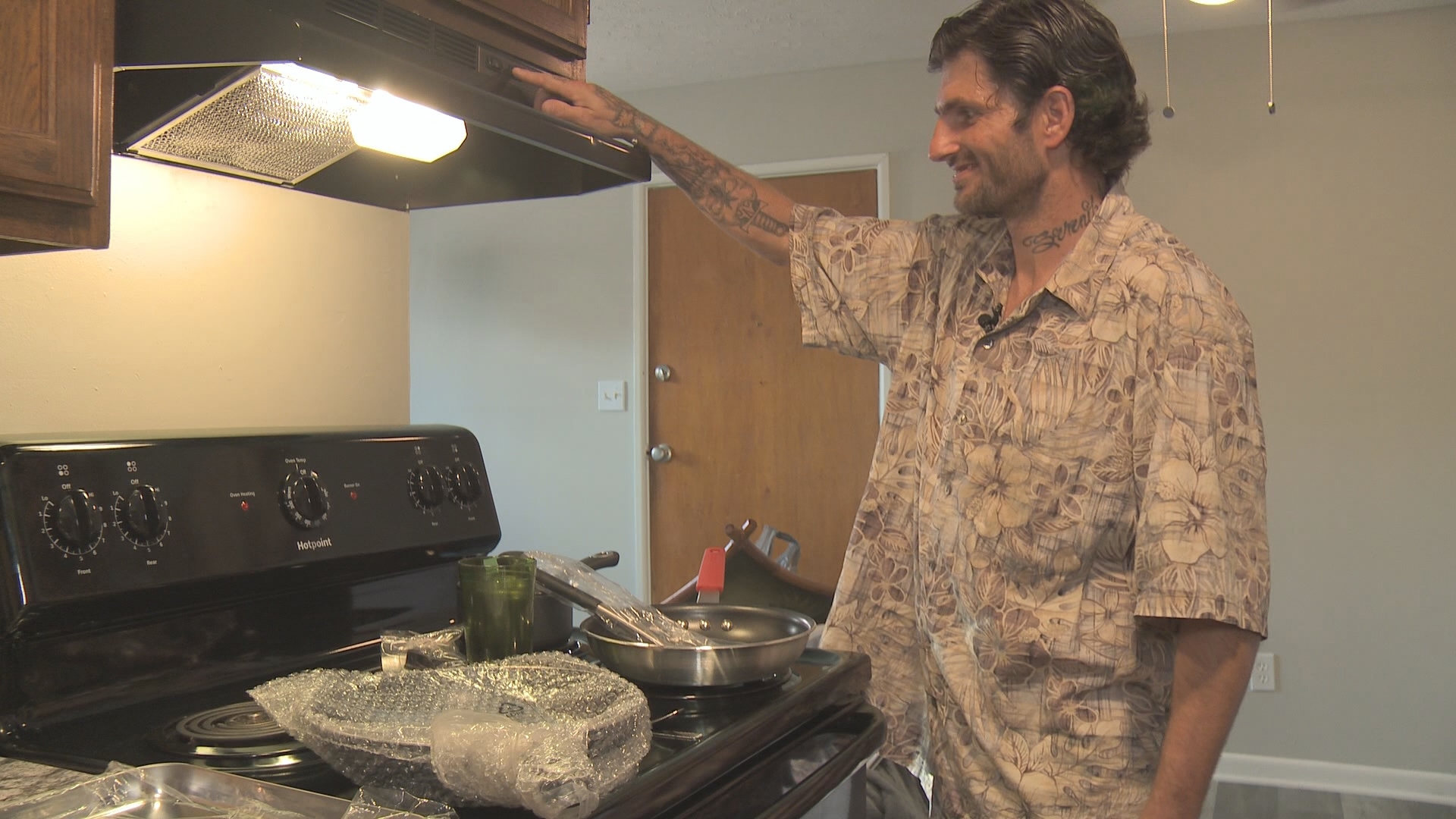 For many years, Joseph Halbert felt lost and without a purpose living on Louisville's streets. Now, he's living in an apartment.