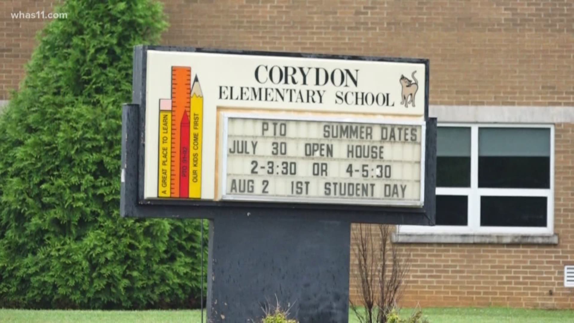 The man caught at Corydon Elementary School with a pellet gun is headed to court Monday.