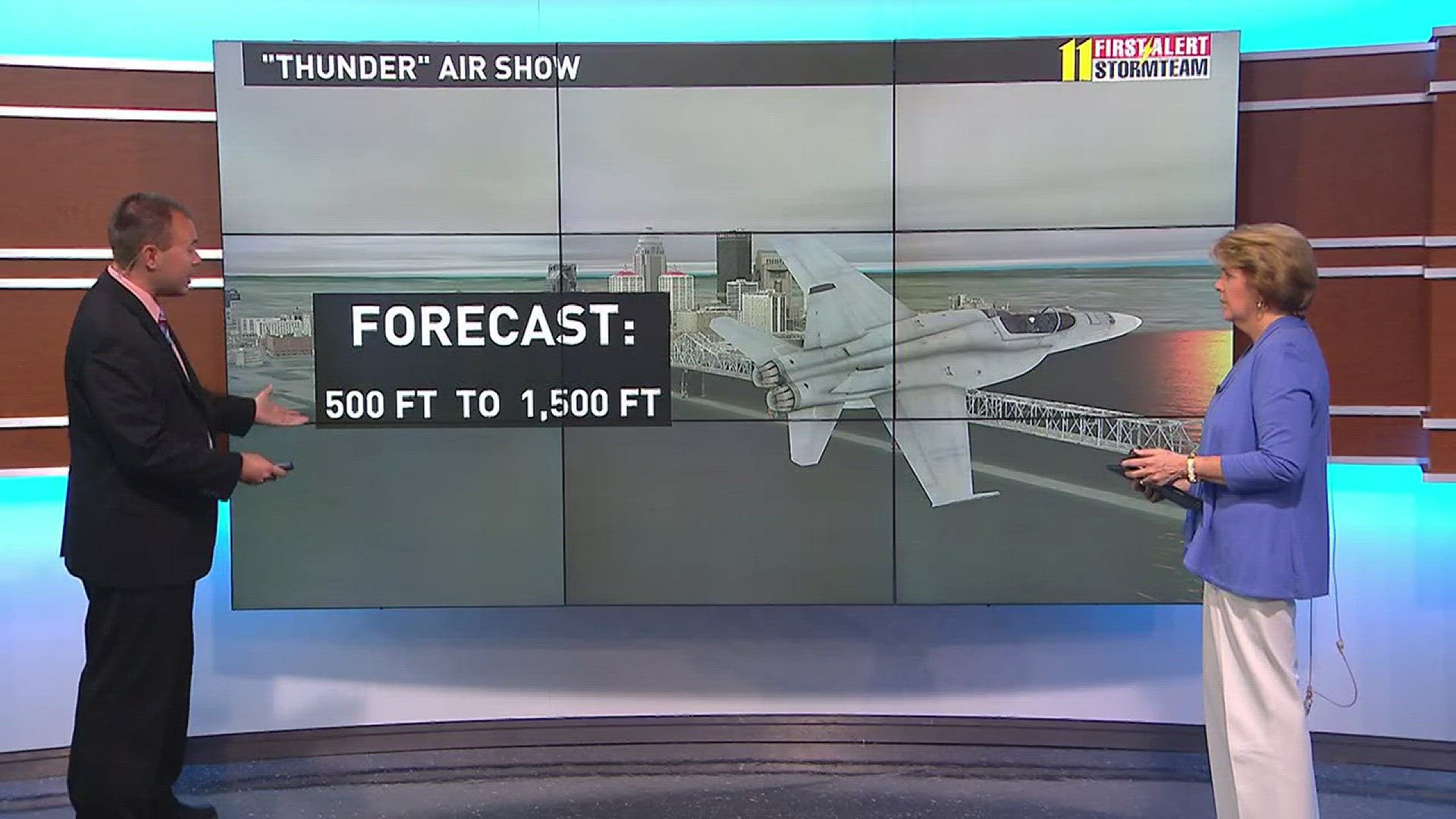 The Storm Team Forecast on Saturday's rain, and low clouds. A look at what impact it could have on the air show.